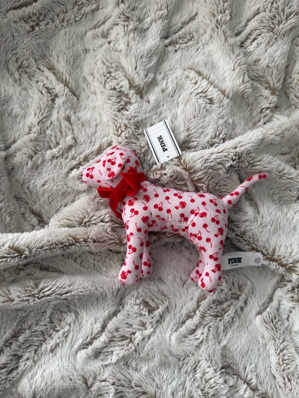 PINK Victoria's Secret Red Cherry Dog